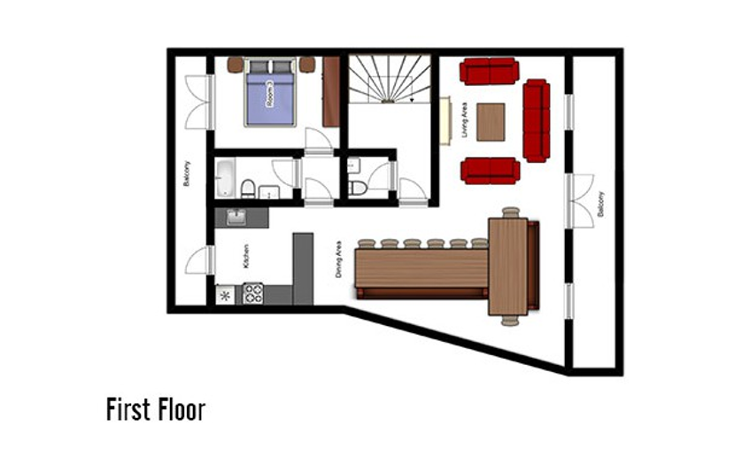 Chalet Les Rouses Les Deux-Alpes Floor Plan 4